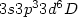 $3s3p^33d ^6 D$