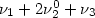 $\nu_1+2\nu_2^0+\nu_3$