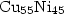 $\mathrm{Cu}_{55}\mathrm{Ni}_{45}$