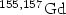 $^{155, 157}\mathrm{Gd}$