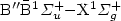 $\mathrm{B}''\bar{\mathrm{B}} ^1\Sigma^+_u{-}\mathrm{X} ^1\Sigma^+_g$