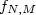 $f_{N,M}$