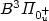 $B ^{3}\Pi_{0^{+}_{u}}$