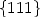 $\{111\}$