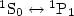 ${^1{\rm S}_0} \leftrightarrow {^1{\rm P}_1}$
