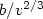 $b/v^{2/3}$