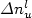 $\Delta n_u^l$