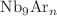 $$\hbox {Nb}_{{9}}\hbox {Ar}_{n}$$
