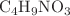 $$\hbox {C}_{{4}}\hbox {H}_{{9}}\hbox {NO}_{{3}}$$