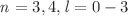 $$\hbox {\textit{n}}=3,4,\hbox {\textit{l}}=0-3$$