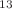 $$^{\mathrm {13}}$$