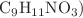 $$\hbox {C}_{9} \hbox {H}_{11} \hbox {NO}_{3})$$