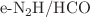 $$\hbox {e-N}_2\hbox {H/HCO}$$