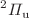 $$^2\Pi _\textrm{u}$$