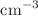 $$\hbox {cm}^{-3}$$